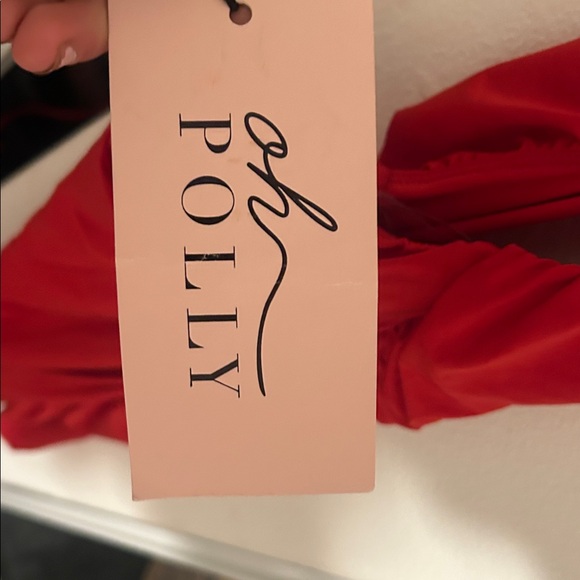 Oh Polly Scarlet Halter Dress - Picture 2 of 5